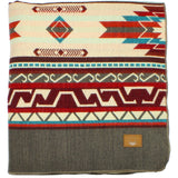 Inca Ecuadorian Blanket, Aztec / Southwest Artisan Style | Chimborazo Beige