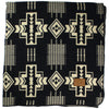 Inca Ecuadorian Blanket, Aztec / Southwest Artisan Style | Obsidian Black