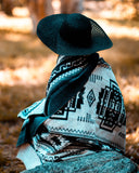 Inca Ecuadorian Blanket, Aztec / Southwest Artisan Style | Cotopaxi Slate