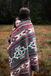 Inca Ecuadorian Blanket, Aztec / Southwest Artisan Style | Chimborazo Beige