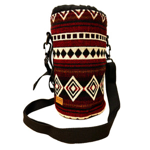 Inca Style Water Bottle Carrier Holder, Sleeve Bottle Sling | Vinicunca Red